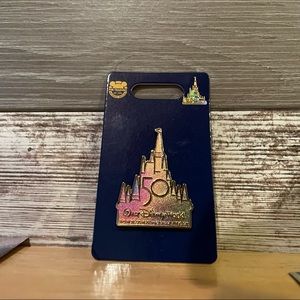 50th WDW Bundle Castle Pin NWT. Walt Disney World, sm. & med reusable 50th bag